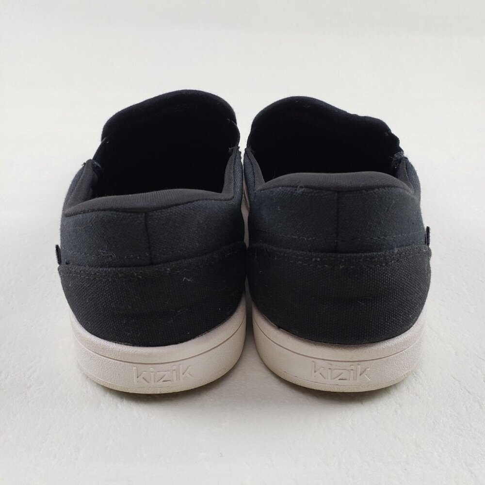 Kizik Venice Slip On Shoe Womens 7.5 Black Canvas Hands Free Casual Sneaker - Picture 5 of 11